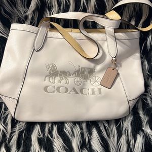 Authentic Coach Horse and Carriage Tote